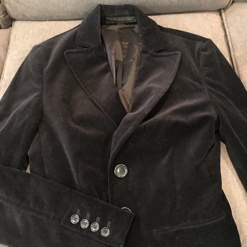 Express velvet blazer